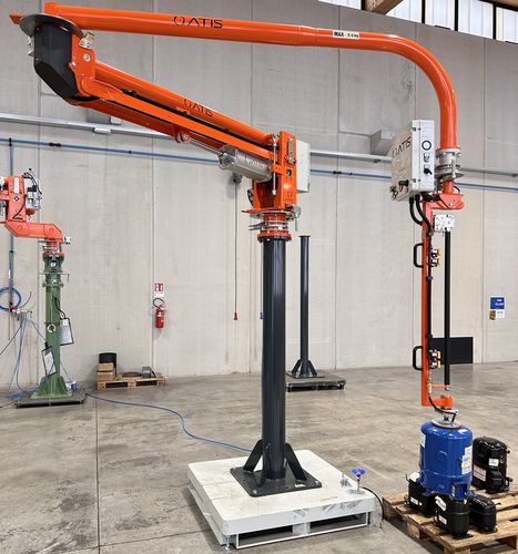 Manipulateur pneumatique - ATISMIRUS 100 - ATIS s.r.l. - avec multiprise / de positionnement / de chargement