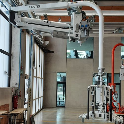 Manipulateur pneumatique - ATISmirus - ATIS s.r.l. - à pince / de chargement / de déchargement