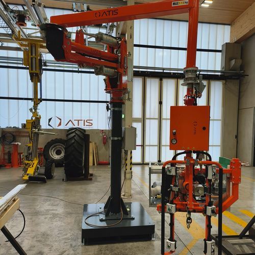 Manipulateur pneumatique - ATISmirus 200 - ATIS s.r.l. - à fourche / de chargement / de déchargement
