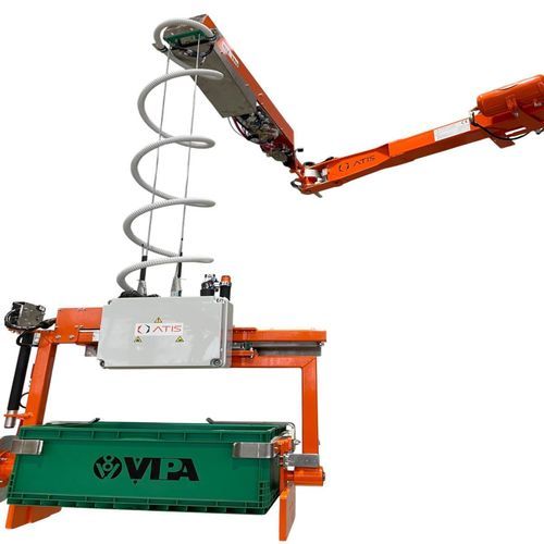 Manipulateur pneumatique - ATIS Manipulator - ATIS s.r.l. - avec prise / de caisses / à mouvement combiné
