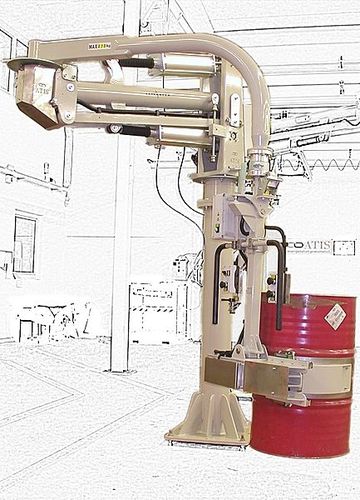 Manipulateur avec prise - ATISmirus 300 - ATIS s.r.l. - pour fûts / de manutention / rotatif