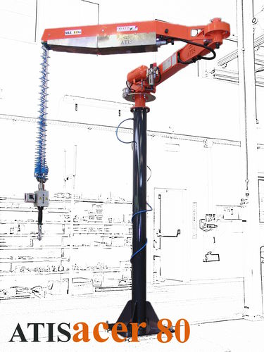 Manipulateur pneumatique - ATISacer80 - ATIS s.r.l. - avec prise / équilibré / à corde