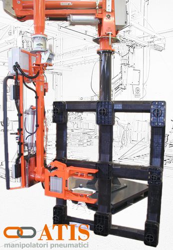 Manipulateur pneumatique - ATISmirus sacchi - ATIS s.r.l. - avec prise / pour sac / de manutention
