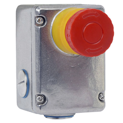 Bouton poussoir d'arrêt d'urgence - ESL-SS series - Idem Safety Switches - robuste / IP69K / en acier inoxydable