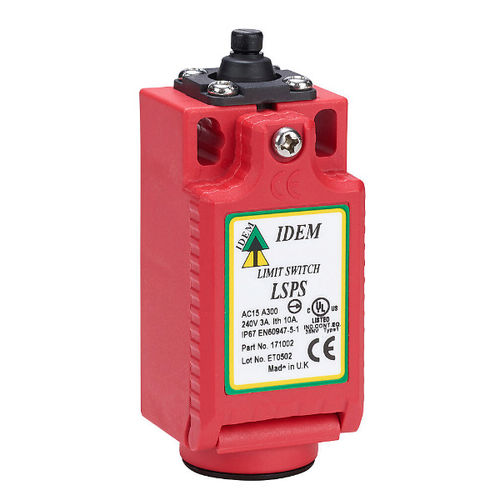 Contact fin de course IP67 - LSPS series - Idem Safety Switches - washdown / de sécurité / avec plongeur à galet