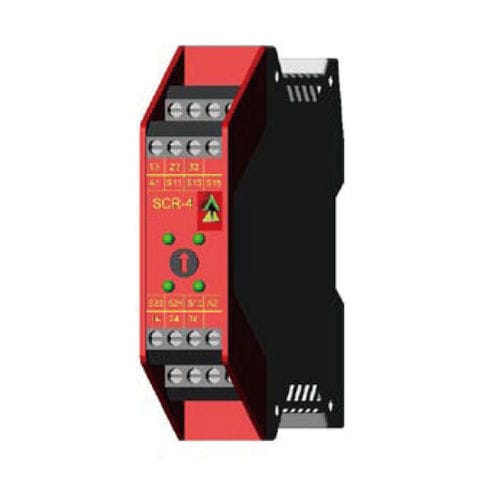 Relais de sécurité d'arrêt d'urgence - SCR-4-TD - Idem Safety Switches - 3NF / 2NF / 1NF