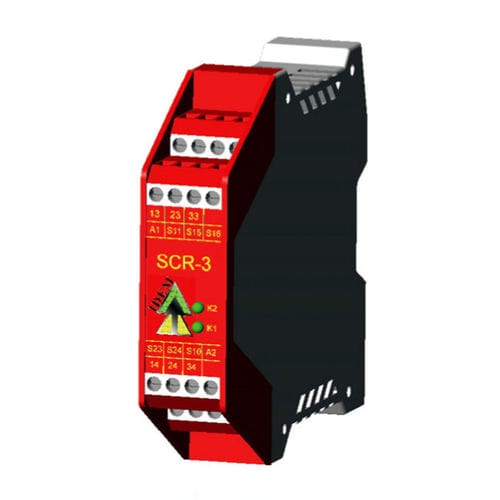 Relais de sécurité d'arrêt d'urgence - SCR-3 - Idem Safety Switches - sur rail DIN