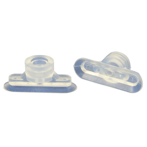 Ventouse plate - 10FO.24X8.001.02 - VacMotion - ovale / en silicone / de levage