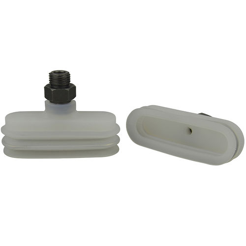 Ventouse à soufflet - VOB25X75-SIT-G14M - VacMotion - ovale / en silicone / de levage