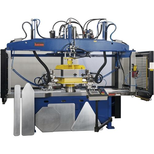 Bordeuse moulureuse automatique - VBU 2200  - Lucas - double / pour pièce polygonales / pour panneau routier