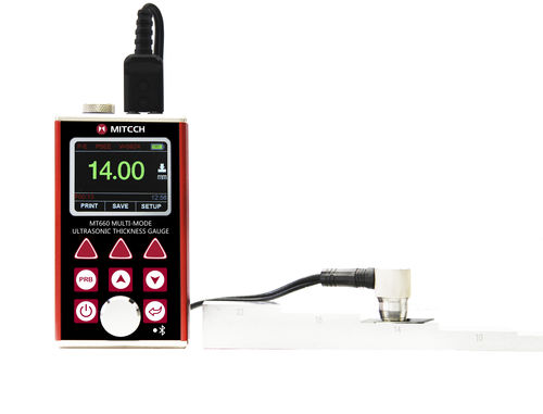 Mesureur d'épaisseur de revêtement - MT series - Mitech - de paroi / en acier / portable
