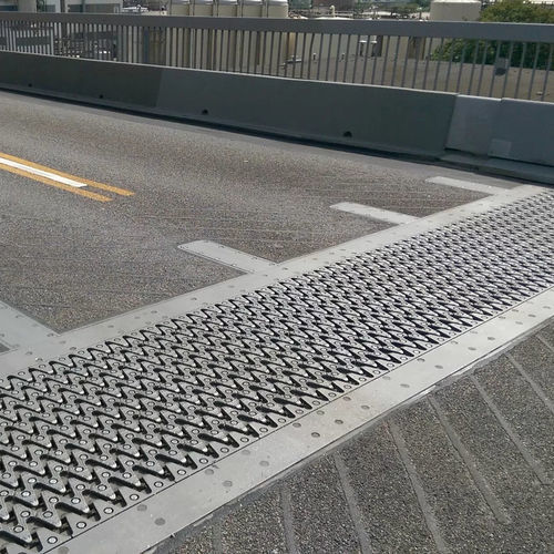 Joint de dilatation en acier - TENSA-MODULAR LR-LS - mageba - carré / à emboîtement / pour construction de pont