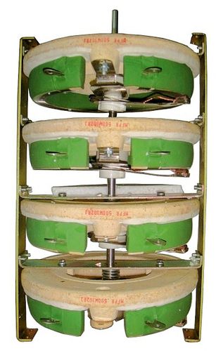 Rhéostat manuel - 1 - 4kW | FVR series - MF Power Resistor Ltd. - monté en tandem / de charge