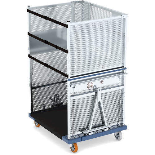 Roll-conteneur verrouillable - MODULETTE® 2.0 STANDARD - LKE GmbH - Excellence in Material Handling - emboîtable