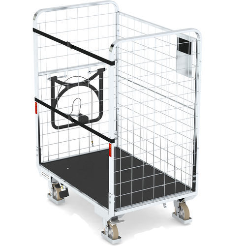Roll-conteneur verrouillable - EURO-LINE E1 - LKE GmbH - Excellence in Material Handling - en métal