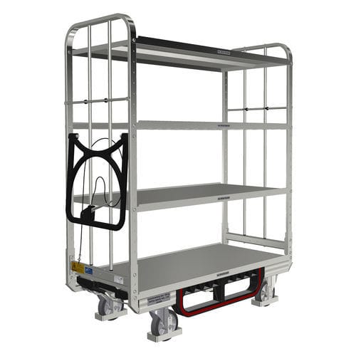 Chariot de transport - KLT 600 E4 OKD 3ZB100 - LKE GmbH - Excellence in Material Handling - de manutention / pour préparation de commande / en métal