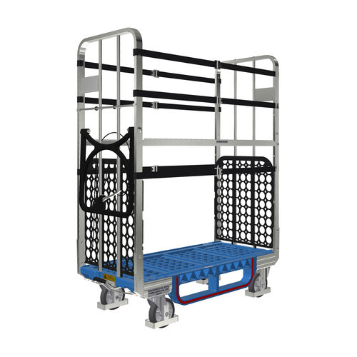 Chariot pour le tri et la distribution de courrier - ECOFLEX 600 E2 OKD ESD - LKE GmbH - Excellence in Material Handling - en métal / en plastique / 2 niveaux