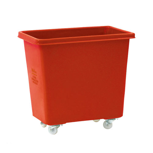 Caisse en plastique - CONTIFLEX POLI - KS - LKE GmbH - Excellence in Material Handling - pour applications alimentaires / empilable / à 4 roues