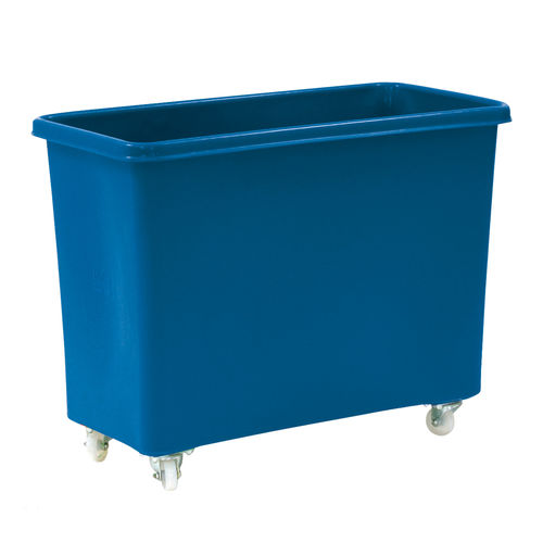 Caisse en plastique - CONTIFLEX POLI - KS - LKE GmbH - Excellence in Material Handling - pour applications alimentaires / empilable / à 4 roues