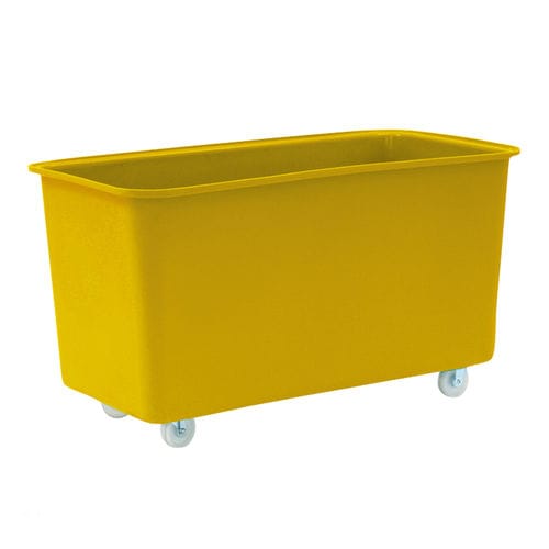 Caisse en plastique - CONTIFLEX POLI - KS - LKE GmbH - Excellence in Material Handling - empilable / à 4 roues
