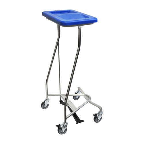 Porte-sac multiusage - WSS1-T-KIT - LKE GmbH - Excellence in Material Handling - avec pédale / en acier inoxydable