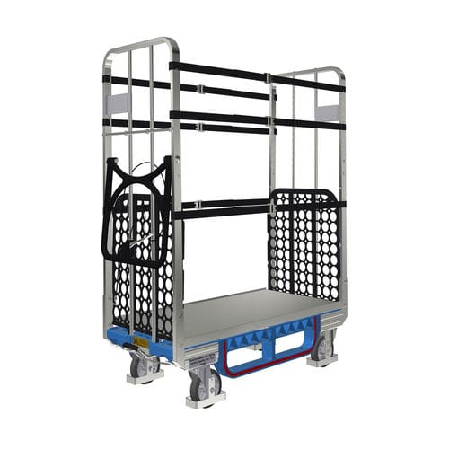 Chariot de distribution de courrier - ECOFLEX 600 E1 OKD - LKE GmbH - Excellence in Material Handling - en acier galvanisé / en plastique / 1 niveau