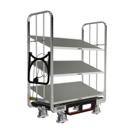 Chariot de transport - KLT 600 SE3 OKD 3ZB100 DKDT - LKE GmbH - Excellence in Material Handling - pour préparation de commande / en métal / en plastique