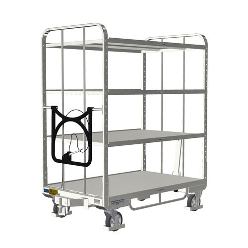Chariot de transport - KLT 800 E4 OKD - LKE GmbH - Excellence in Material Handling - de chargement / pour préparation de commande / en acier galvanisé