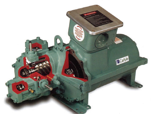 Compresseur frigorifique ouvert - 06T - Carlyle Compressors - double vis / pour la réfrigération industrielle
