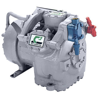 Compresseur frigorifique semi-hermétique - 06CC series - Carlyle Compressors - à piston / bi-étagé / pour la réfrigération industrielle