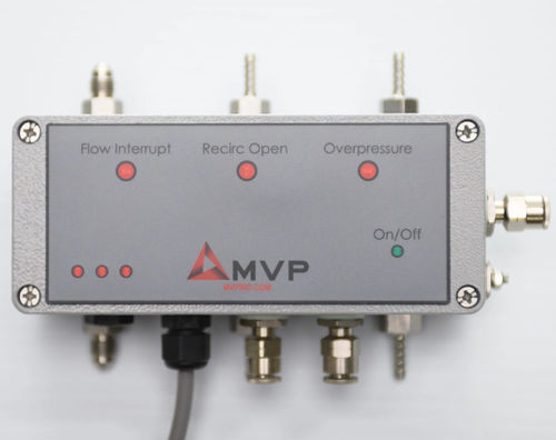 Appareil de surveillance de débit - Magnum Venus Products - pour pompe à catalyste / avec alerte rapide