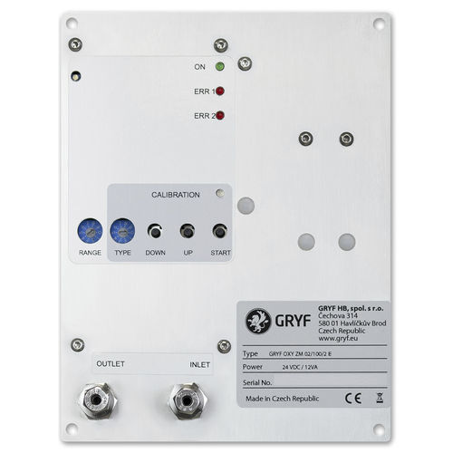 Analyseur d'oxygène - OXY ZM - GRYF - de gaz / de process / compact