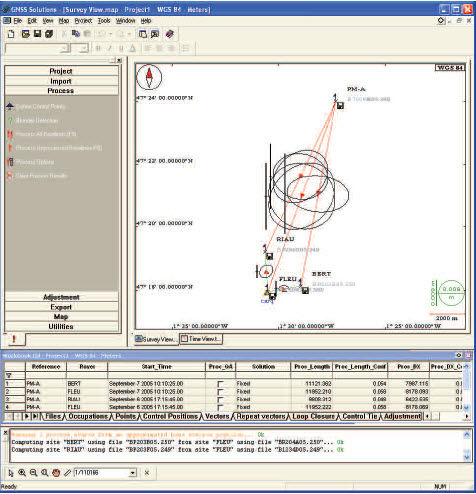 Logiciel de topographie - GNSS Solutions™ - Spectra Precision