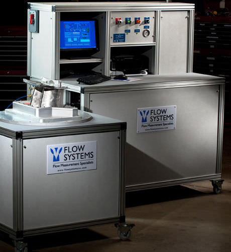 Banc d'essai de débit d'air - max. 2 lbm/s - Flow Systems - pour matériaux