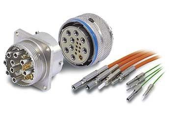 Connecteur hybride - Rosenberger OSI - de fibre optique / USB / circulaire