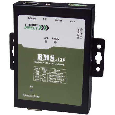 Serveur de périphérique série - BMS-xxx series - Ethernet Direct - RJ45 / industriel