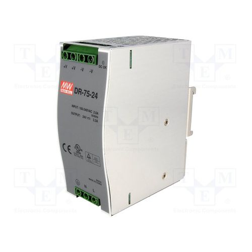 Alimentation électrique sur rail DIN - DR-xxx series - Ethernet Direct - DC/DC / AC/DC