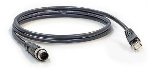Connecteur de données - WA-M12M8-RJ-1M - Ethernet Direct - RJ45 / mâle / M12