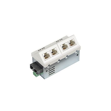 Commutateur Ethernet non administrable - MS4502xx series - MICROSENS GmbH & Co. KG - 5 ports / de fibre optique / RJ45