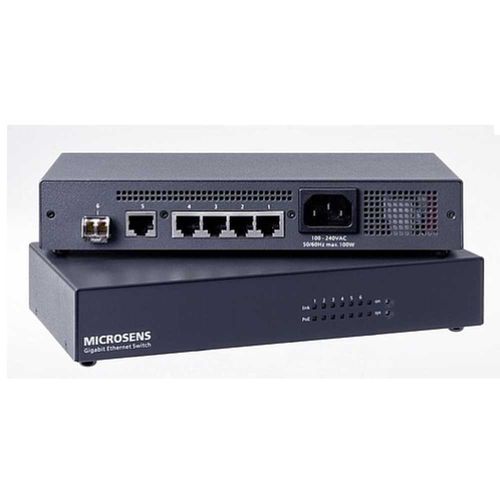 Commutateur Ethernet administrable - MS45350xPM-G6	 - MICROSENS GmbH & Co. KG - 7 ports / Gigabit Ethernet / de fibre optique