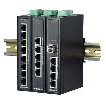 Commutateur Ethernet administrable - MS655200X - MICROSENS GmbH & Co. KG - 8 ports / 5 ports / gigabit