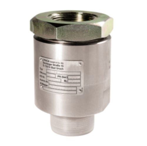 Soupape de décharge haute pression - ZV 29/300 - URACA GmbH & Co.KG - compacte