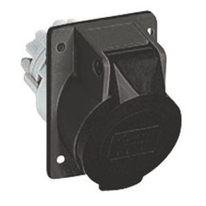 Prise électrique murale - PN 1663 PI - ILME - encastrée / auto-extinguible / IP44