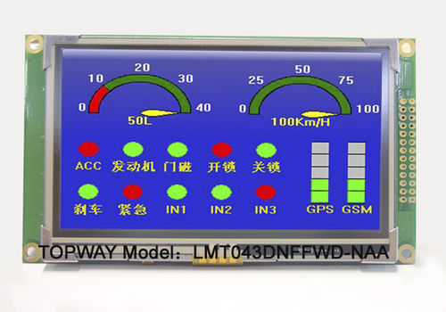 Module d'affichage TFT - LMT043DNFFWD-NCA - TOPWAY LCD - couleur / industriel / sur mesure