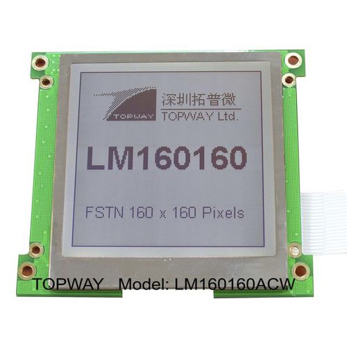 Afficheur graphique - LM160160ACW-1 - TOPWAY LCD - LCD / numérique / à matrice de points