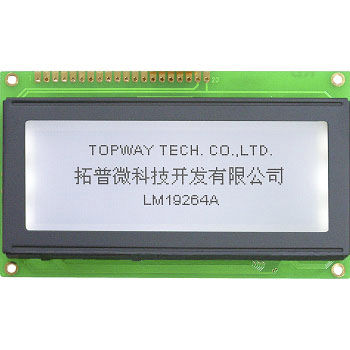 Module d'affichage graphique - LM19264ACW - TOPWAY LCD - LCD / monochrome / 192 x 64