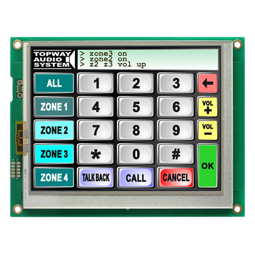 Module d'affichage intelligent - HMT056ATA-C - TOPWAY LCD - LCD / à écran tactile résistif / alphanumérique