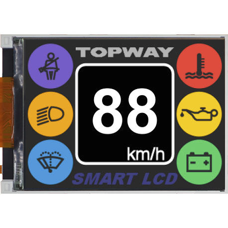 Module d'affichage TFT LCD - LMT028DNHFWL-1 - TOPWAY LCD - couleur / 320 x 240 / industriel