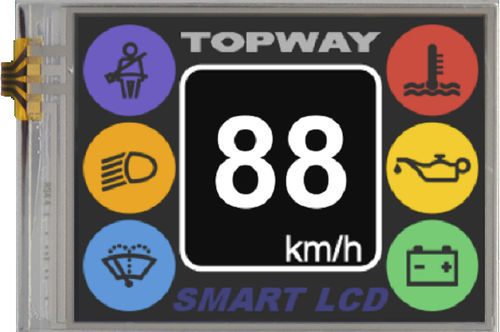 Module d'affichage TFT LCD - LMT028DHHFWL-NNA - TOPWAY LCD - 320 x 240 / industriel / à rétroéclairage LED
