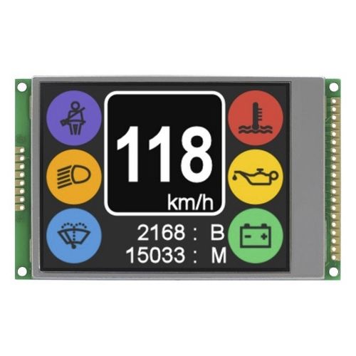 Module d'affichage TFT LCD - LMT028ENHFWA-NAN - TOPWAY LCD - 320 x 240 / industriel / pour instrumentation